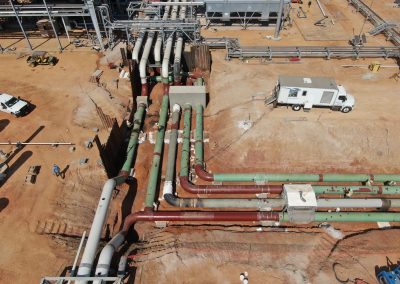 Main Header Excavation Open