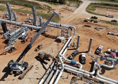 Area 3 Separator Area Pipe Install
